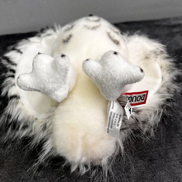 Douglas Wizard Snowy Owl Plush Stuffed Animal 2022 Realistic 8 inch White - Picture 5 of 8